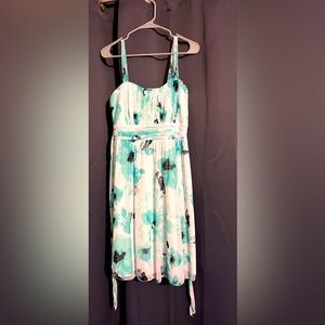 Woman’s floral dress